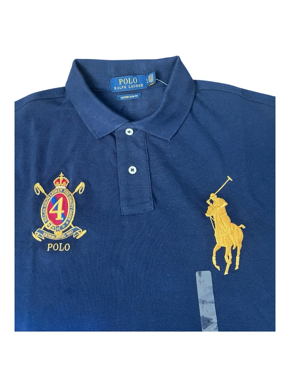 Polo Ralph Lauren Blue Short-Sleeve Polo Shirt
